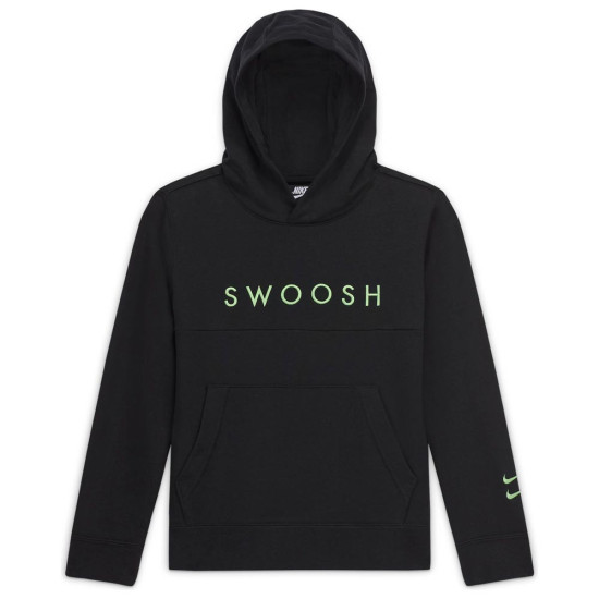 Nike Παιδικό φούτερ Sportswear Swoosh French Terry Hoodie Nike Παιδικό φούτερ Sportswear Swoosh French Terry Hoodie